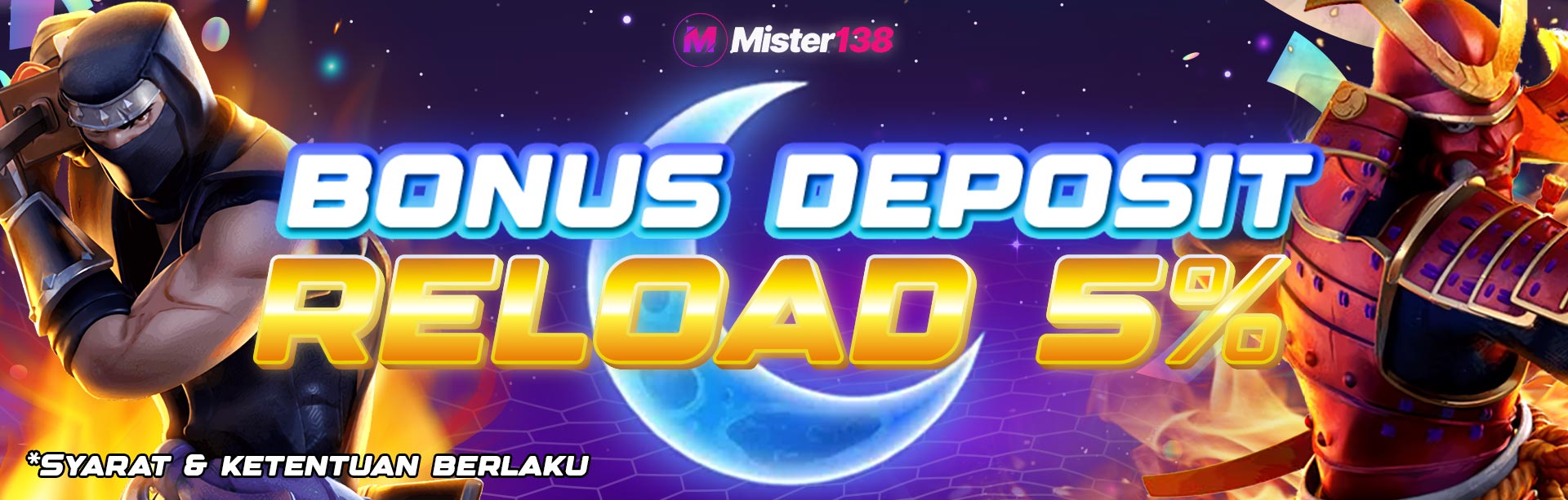 BONUS RELOAD 5% HARIAN