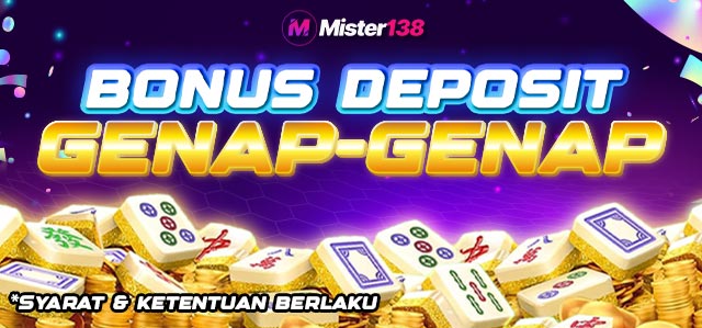 BONUS DEPOSIT GENAP-GENAP